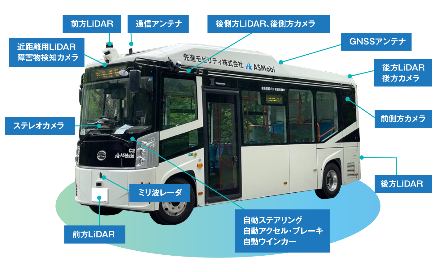自動運転バスについて
